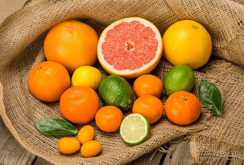 Trái cây chứa nhiều Vitamin C