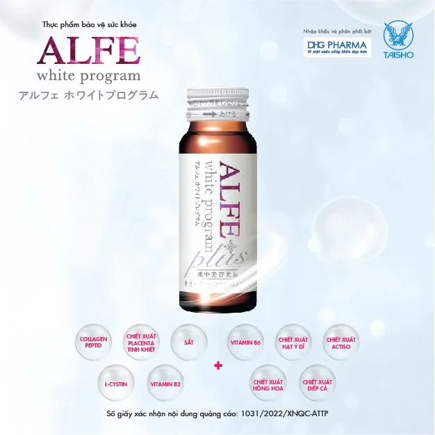 Collagen uong ALFE White Program DHG Pharma1