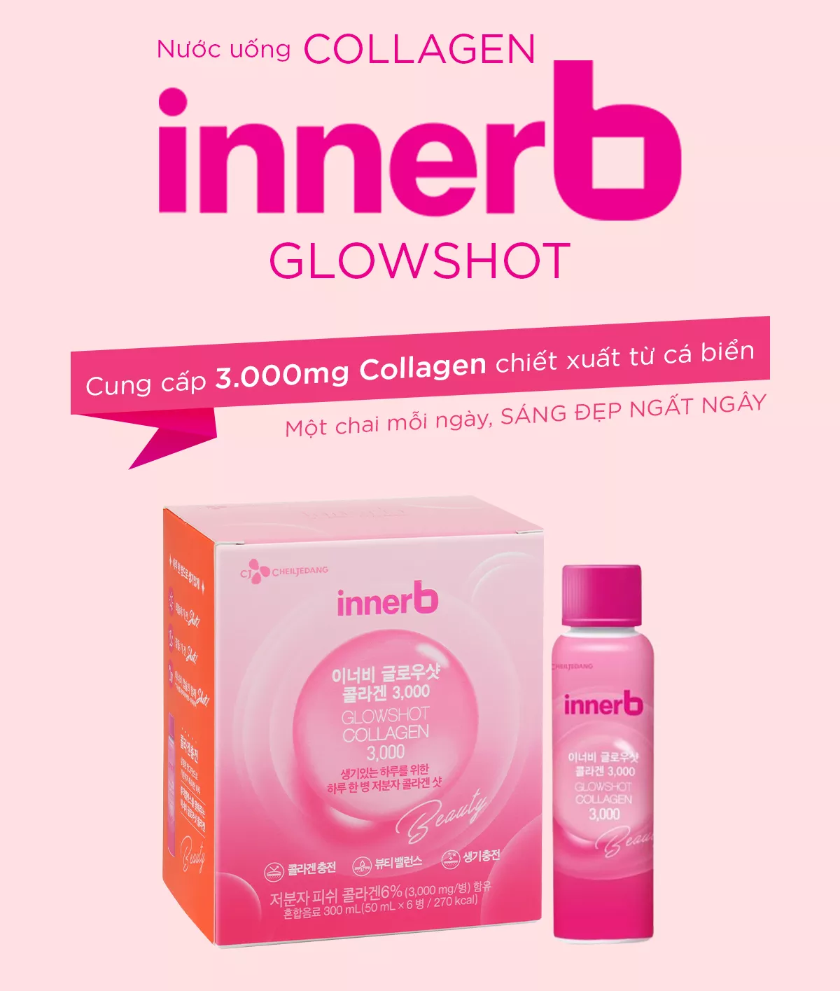 Combo 4 hop nuoc uong Collagen Vitamin C sang da InnerB Glowshot2