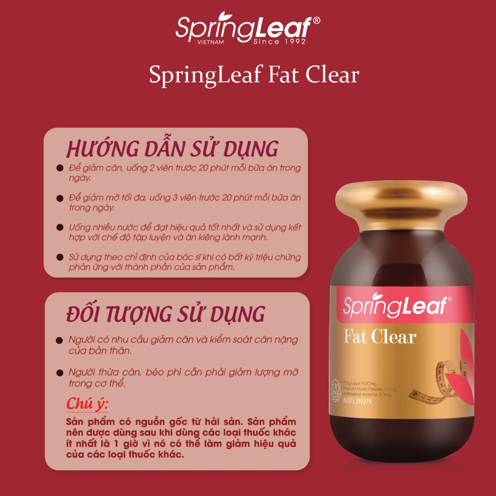 Giam can tan mo Fat Clear Spring Leaf3