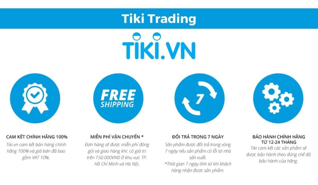 Mua hàng trên Tiki - cam kết hàng chính hãng 100%