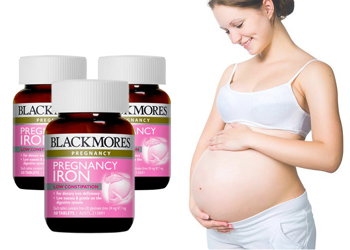 Sắt Blackmore bổ sung lượng sắt cần thiết trong quá trình mang thai và sau sinh 