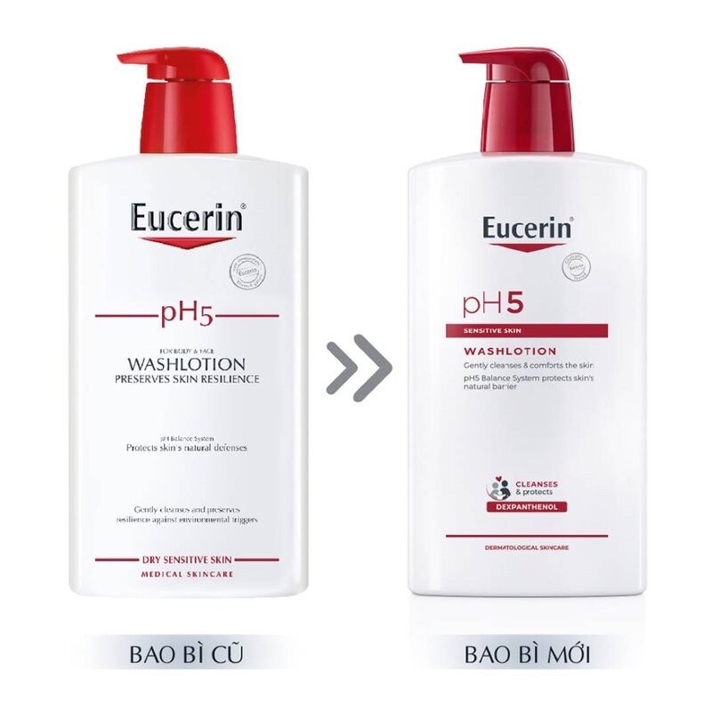 Sữa dưỡng thể Eucerin pH5 Dry Sensitive Skin Lotion dành cho da nhạy cảm