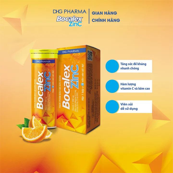 TPCN Bocalex ZinC Bo sung vitamin C DHG Pharma1