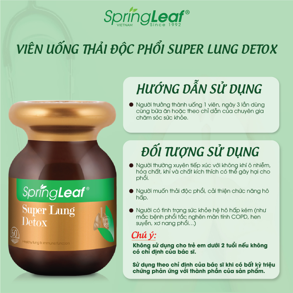 Thai doc phoi Super Lung Detox Spring Leaf3