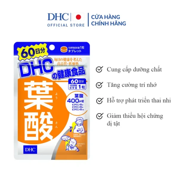 Vien uong Acid Folic DHC