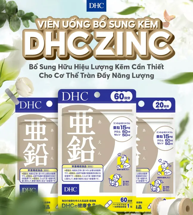Vien uong Bo sung Kem ZinC DHC3