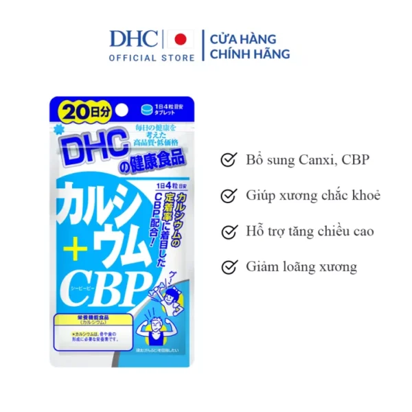 Vien uong bo sung Canxi DHC Calcium