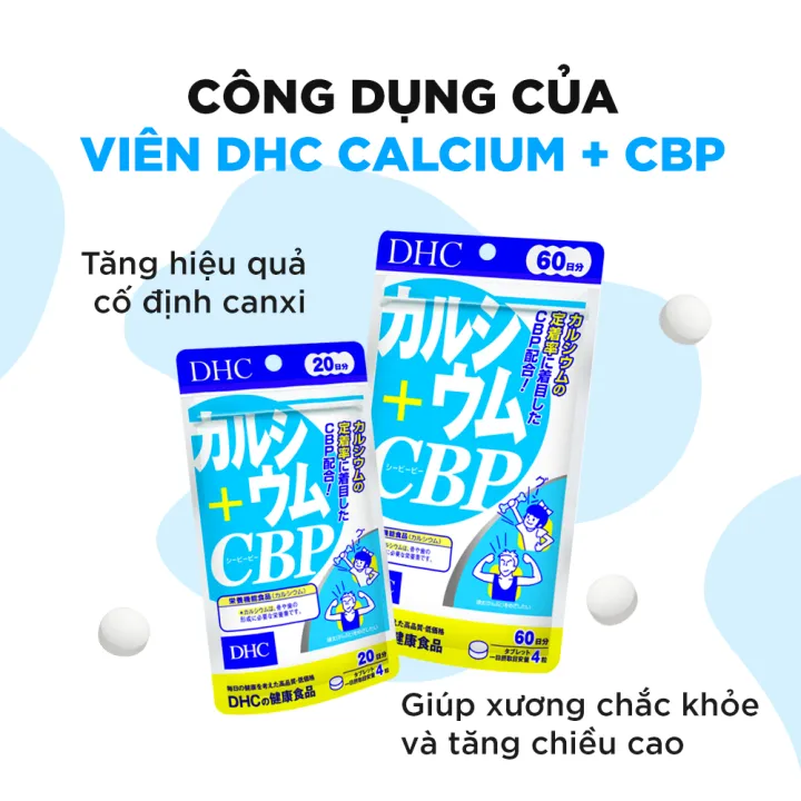 Vien uong bo sung Canxi DHC Calcium1