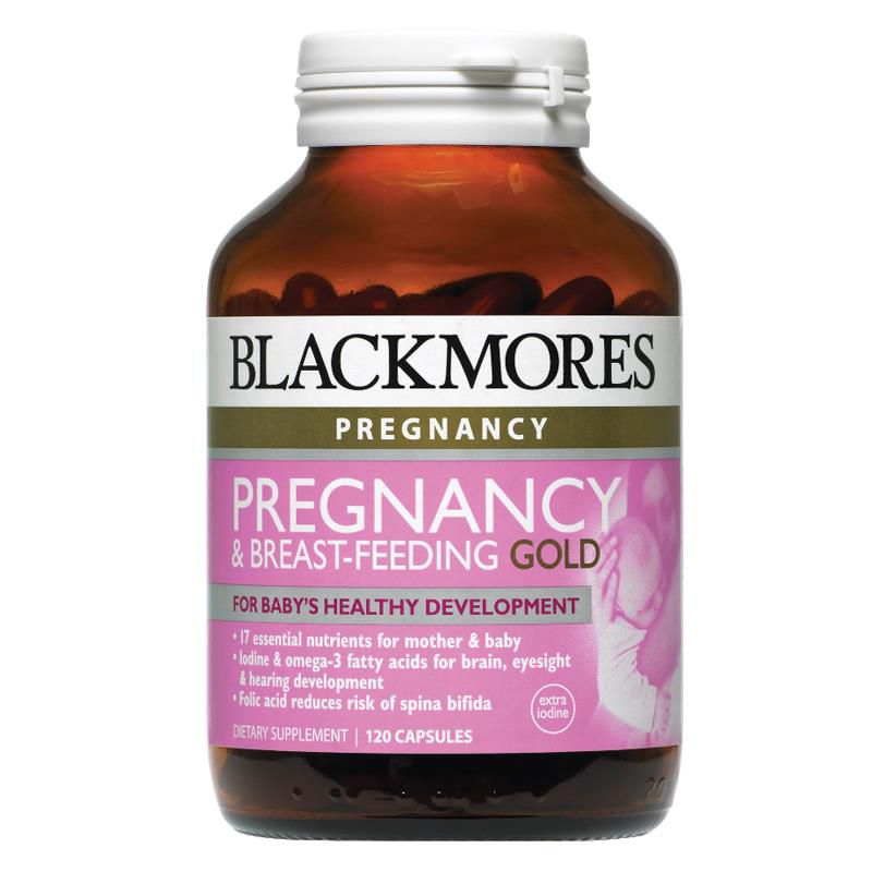 Blackmores Pregnancy & Breast-Feeding Gold bổ sung Vitamin và khoáng chất cho mẹ bầu