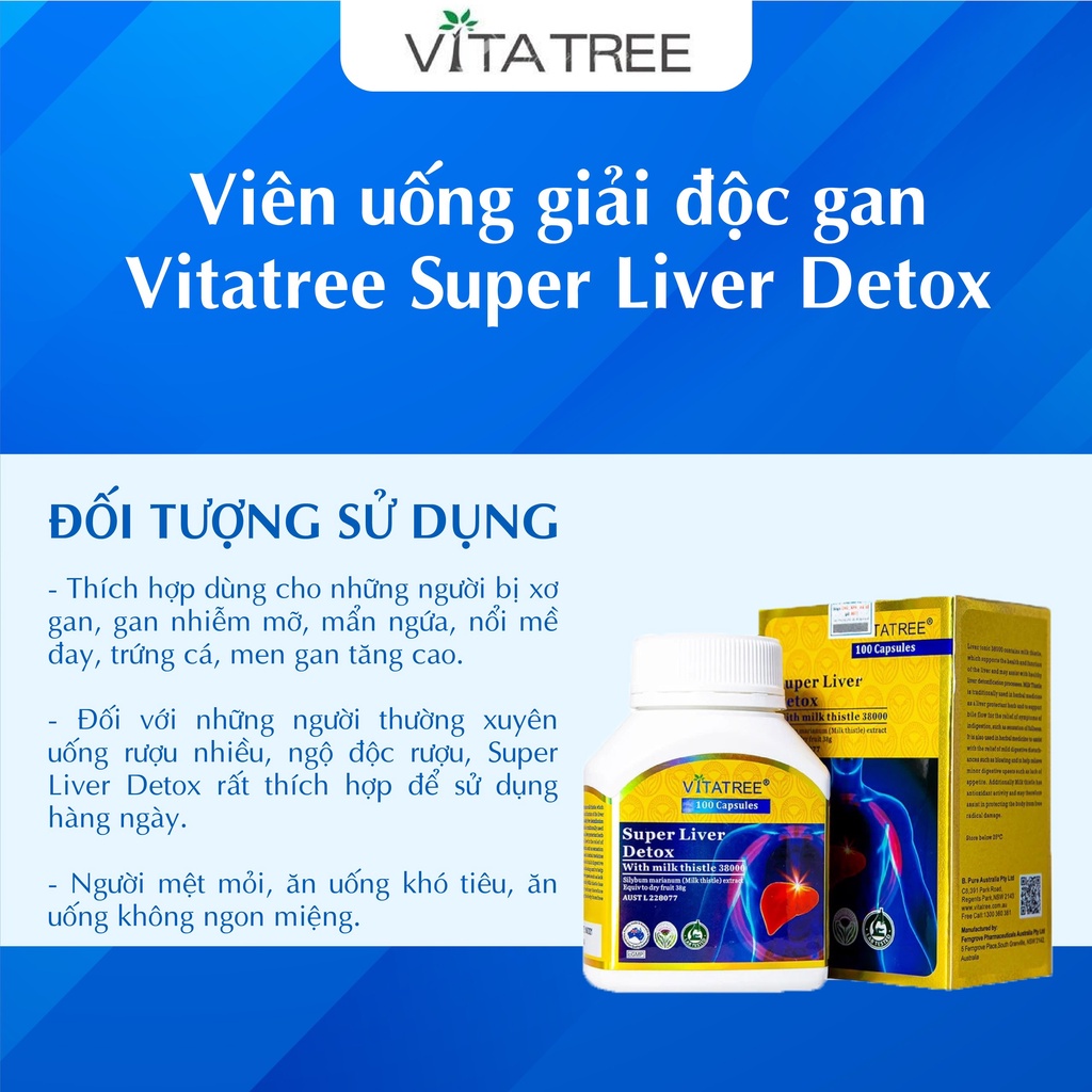 Thai doc gan Vitatree Super Liver