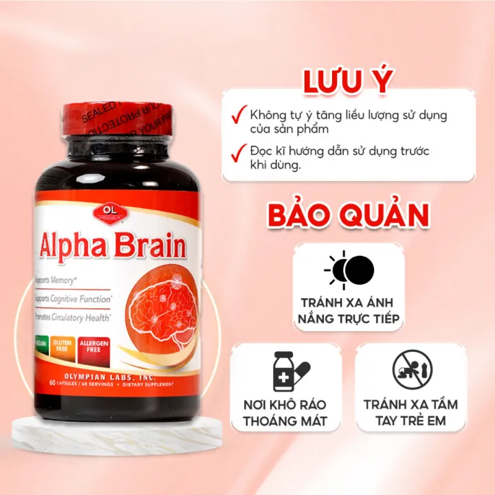 Vien Uong Bo Nao Olympian Labs Alpha Brain4